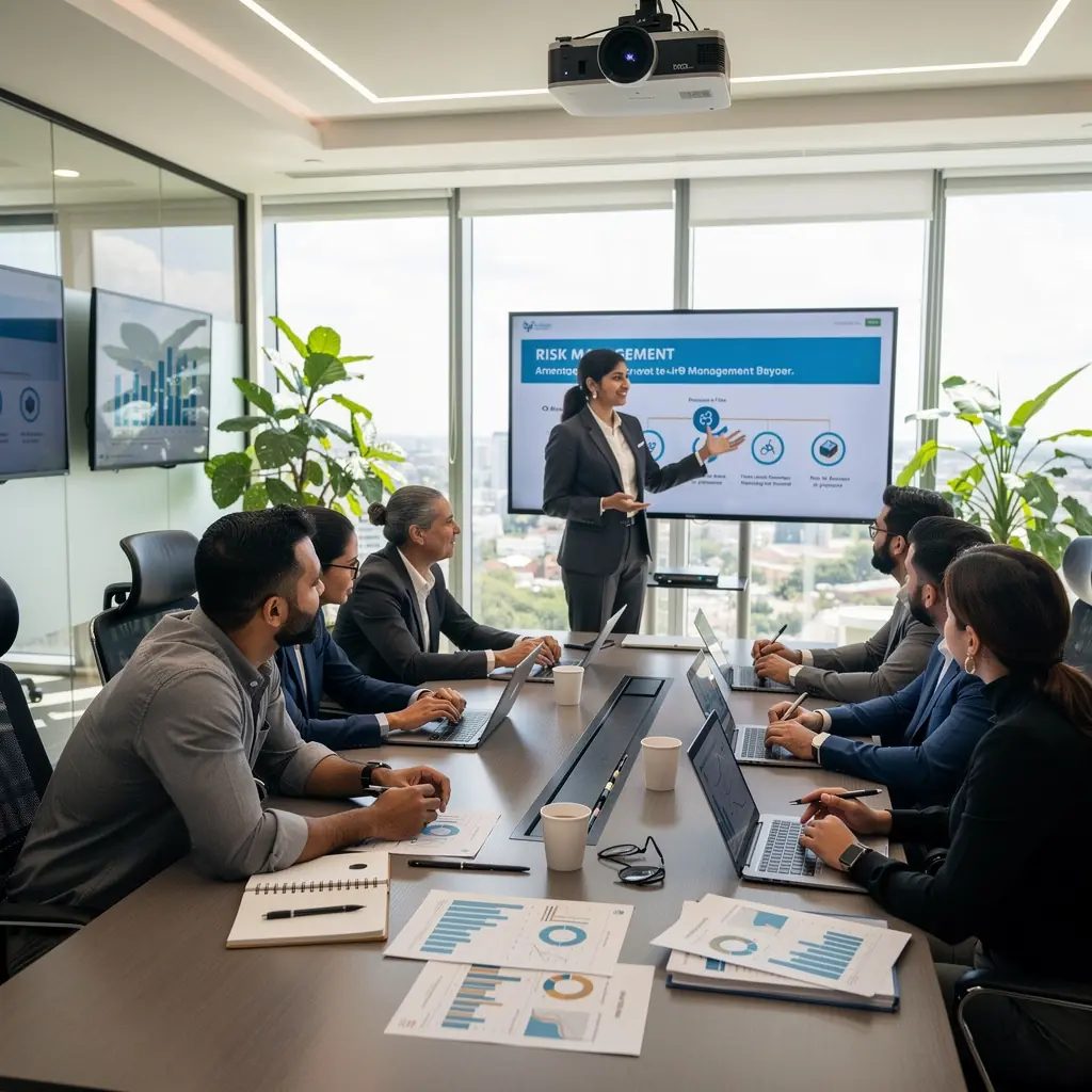 Professional team collaboration